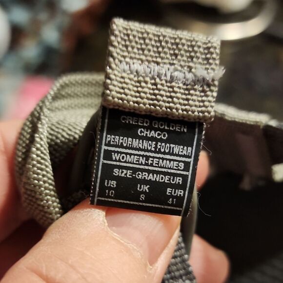 Chaco Women's Gray Strappy Sandals Size 10 EUC - Picture 6 of 6